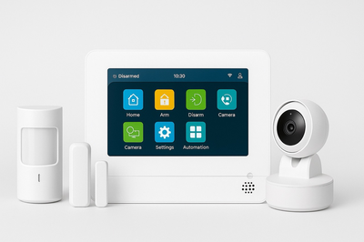 Sicherheitssystem für Haus und Familie.